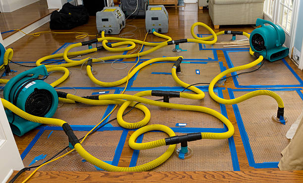 Professional Flood Damage Restoration technician working in Morganton, GA